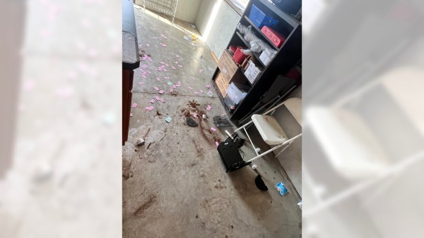 A youth baseball program in Mayfield was recently vandalized and the league is asking for help. (SUBMITTED)