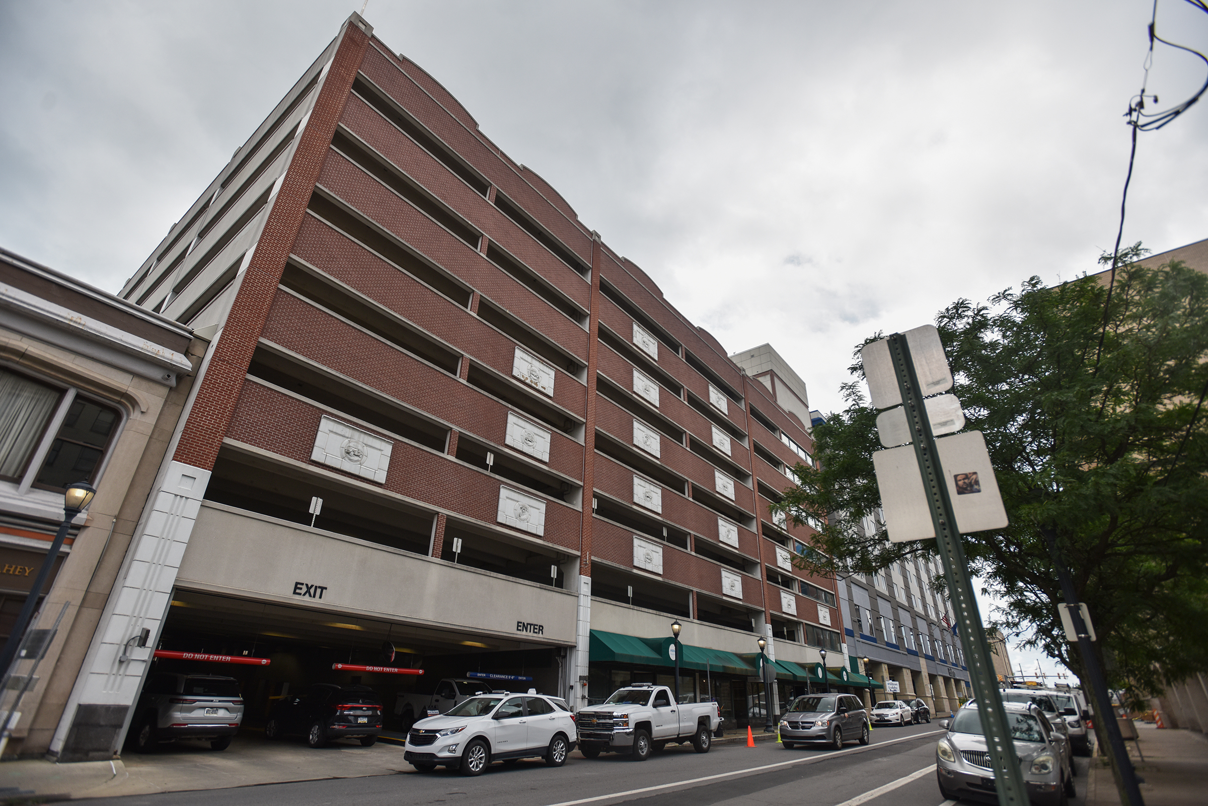 The Medallion Garage on Adams Ave. in downtown Scranton Thursday,...
