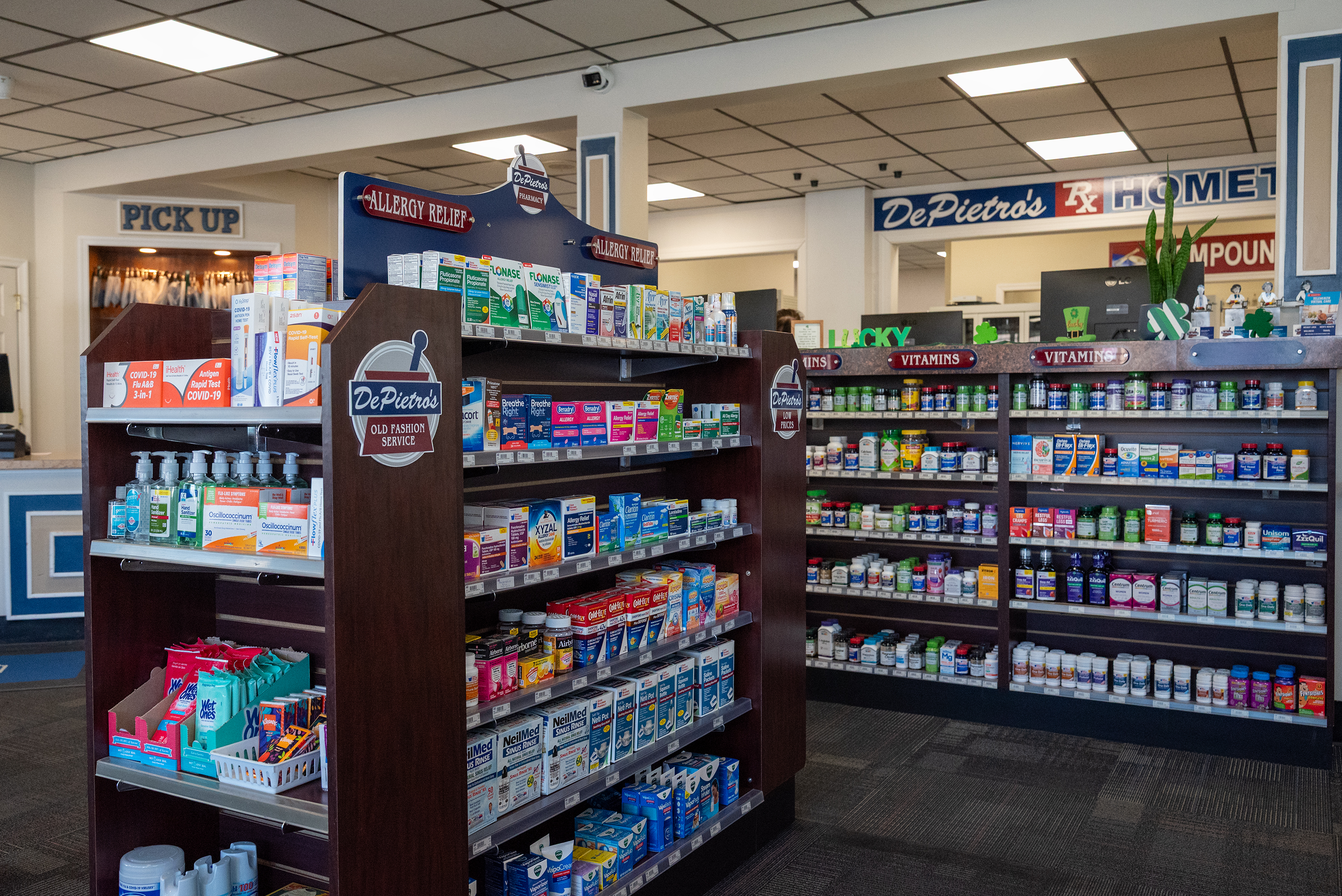 The inside of DePietro’s Pharmacy in Dunmore on Wednesday, March...
