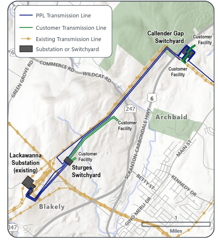 PPL Electric Utilities’ plans for its Callender Gap & Sturges...