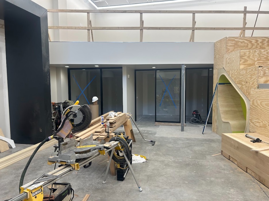 Ongoing construction work at the TekRidge Center in Jessup. (Courtesy...