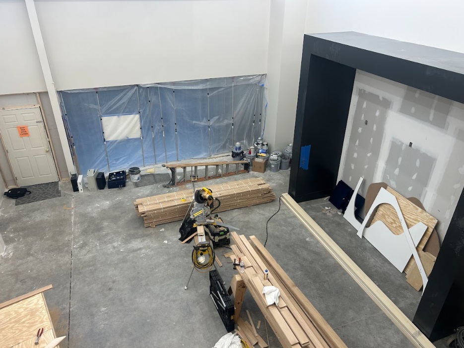 Ongoing construction work at the TekRidge Center in Jessup. (Courtesy...