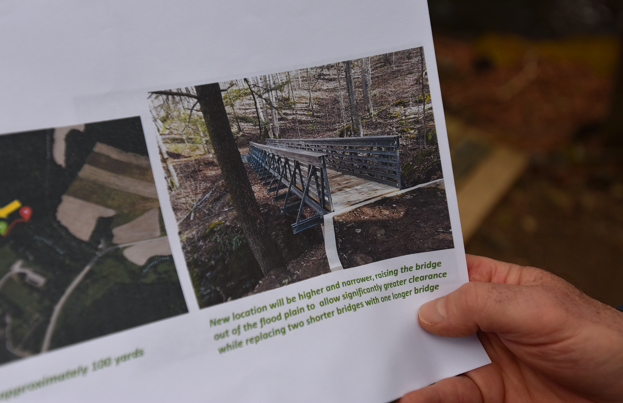 Joe Tierney, member of the Lackawanna State Park Trail Care...