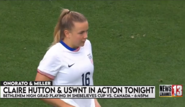 Bethlehem grad, USWNT midfielder Claire Hutton staying focused on present and promising future
