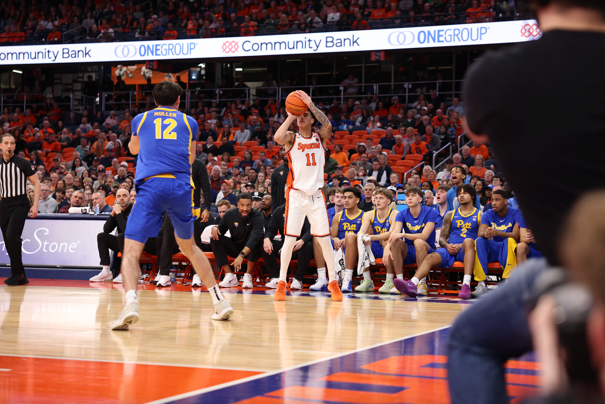 SYRACUSE, NY – March, 7 2026 – Syracuse Orange vs. Pittsburgh Panthers at the JMA Wireless Dome. (Photo by Tom Windhausen/TMW VISUALS)
