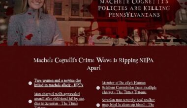 The NRCC's "Machete Cognetti" website.