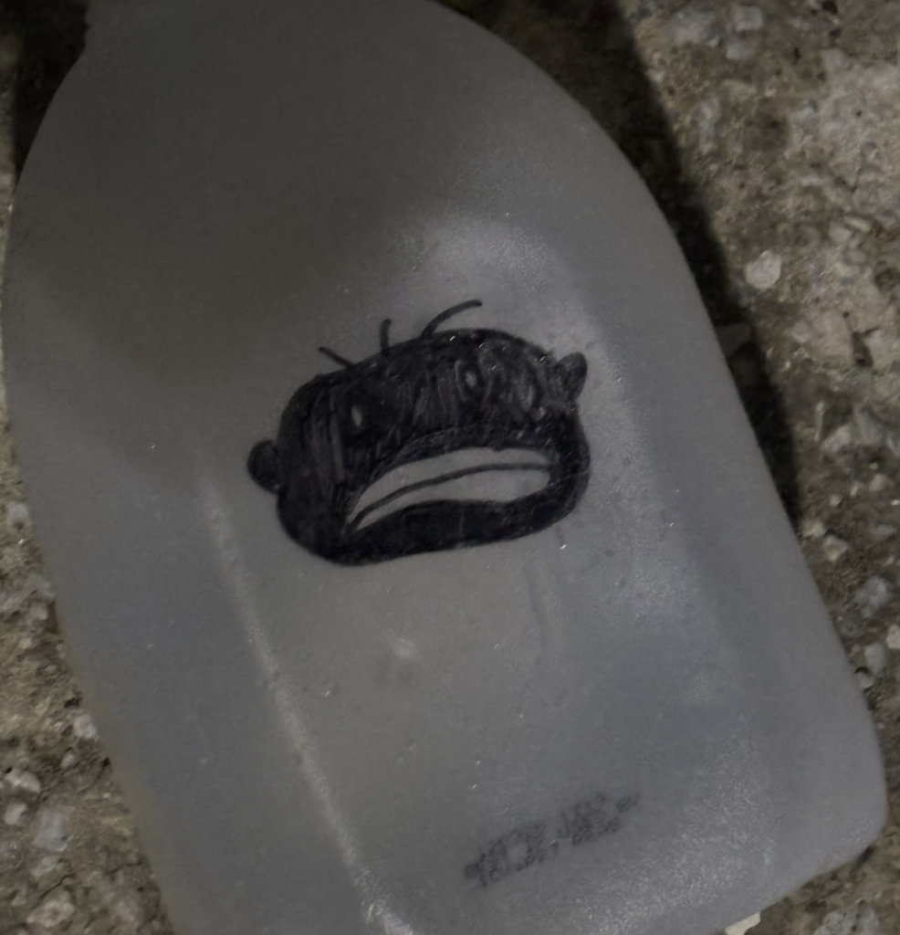 BORG with blackface found on Buchanan Street - The Brown and White BORG with blackface found on Buchanan Street