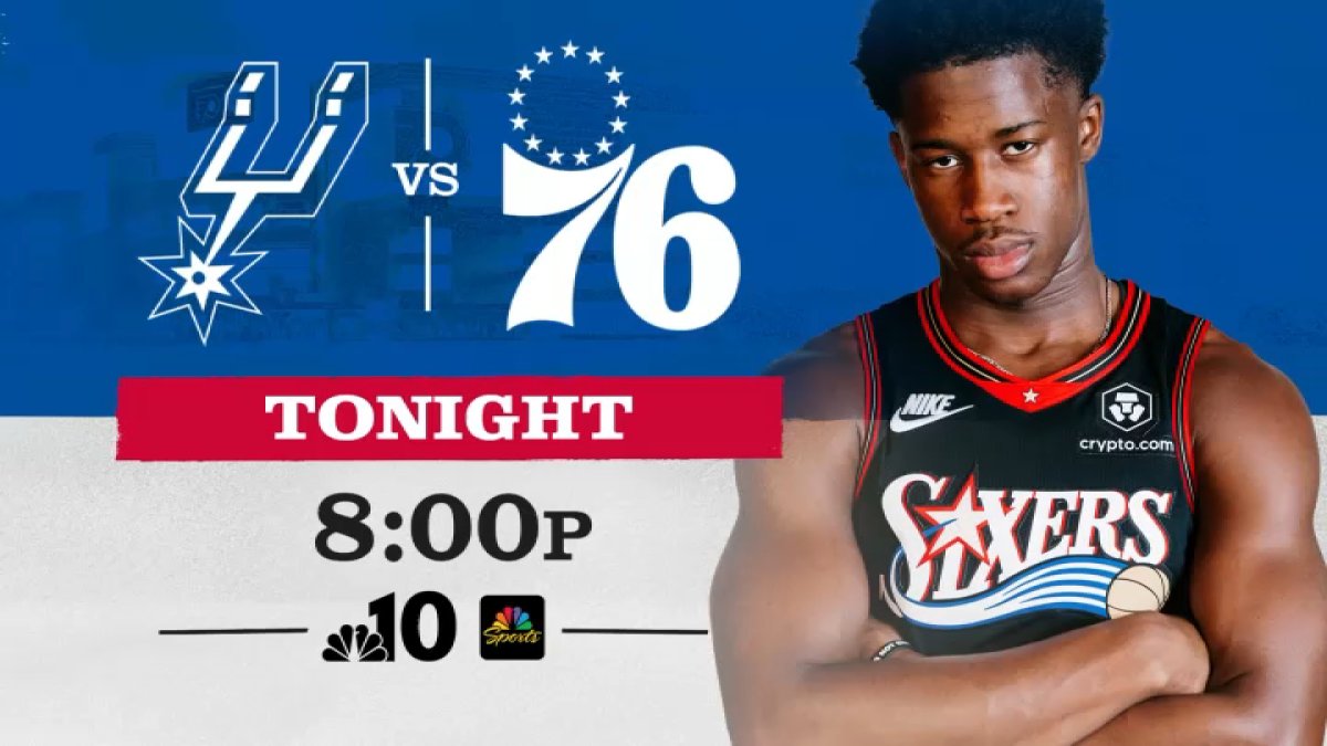 How to watch Sixers vs. Spurs ’90s’ game on NBC10, Peacock – NBC10 Philadelphia