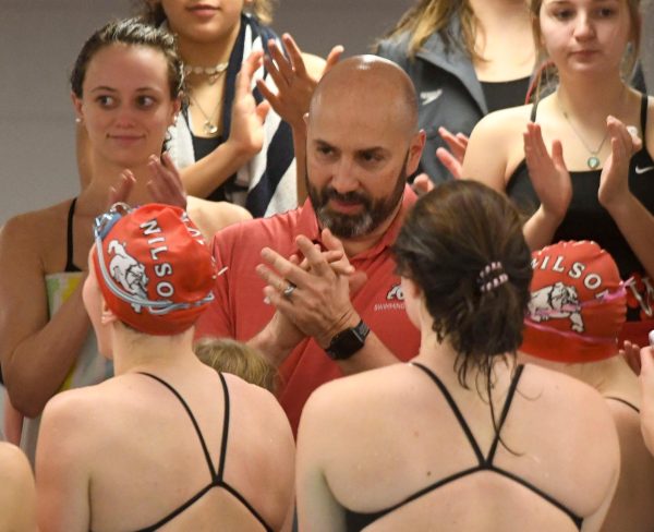 Tom Houck, a 1993 Wilson graduate, earned All-American honors in swimming and water polo for the Bulldogs. (Reading Eagle file photo)