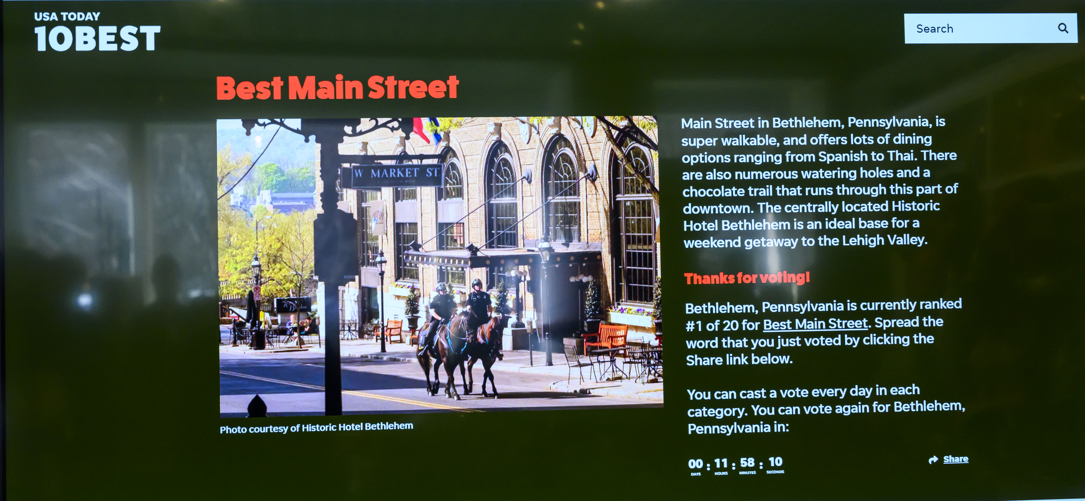 The USA TODAY website is shown Monday, March 9, 2026,...