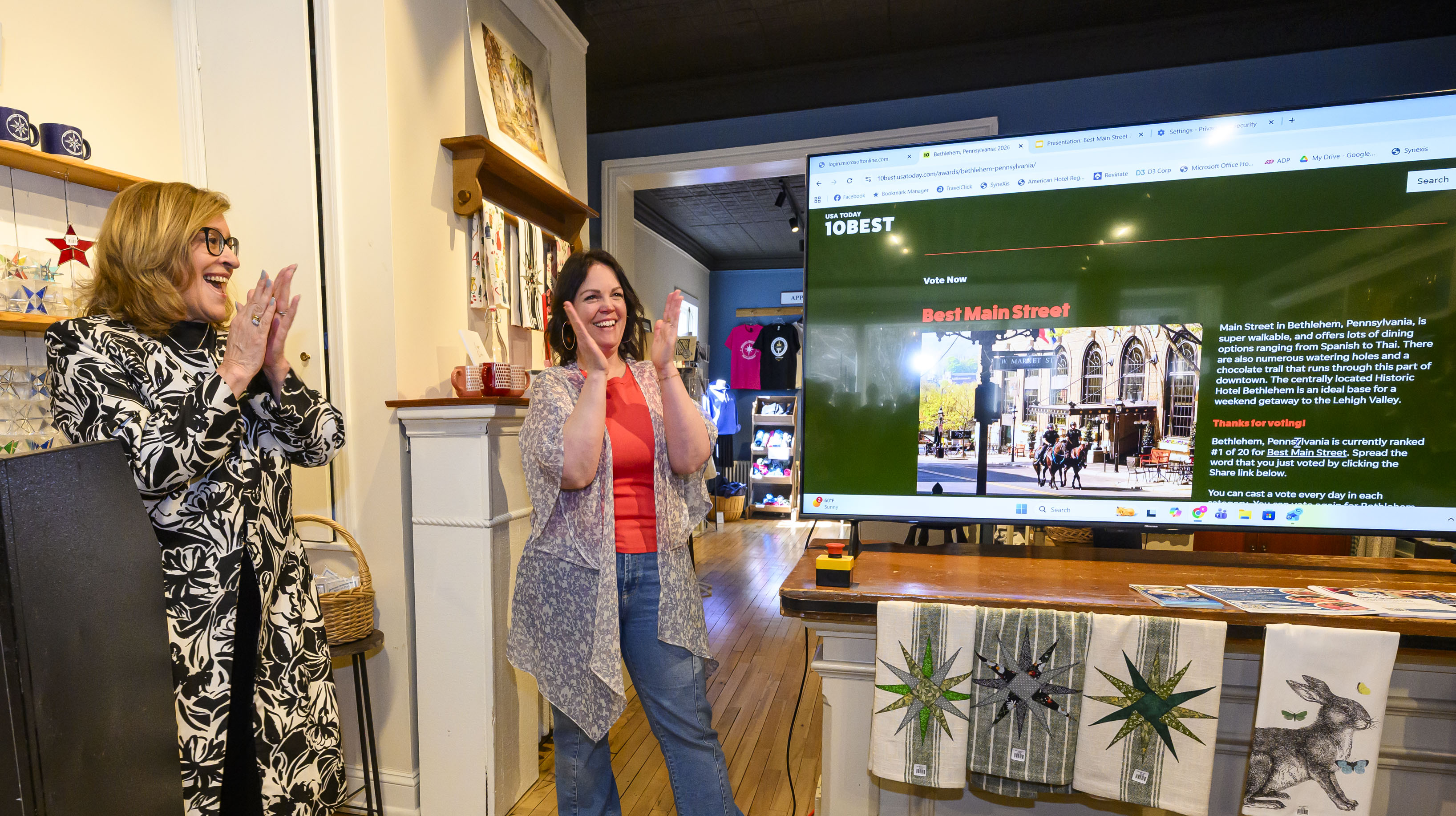 Brianna Lasko of Lovely by Brianna casts the first vote...