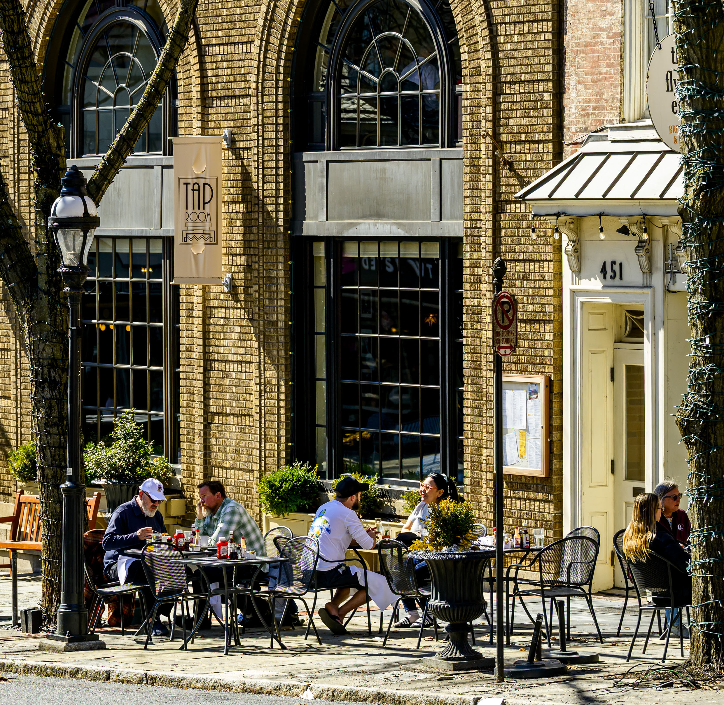 Main Street in Bethlehem bustles with people Monday, March 9,...