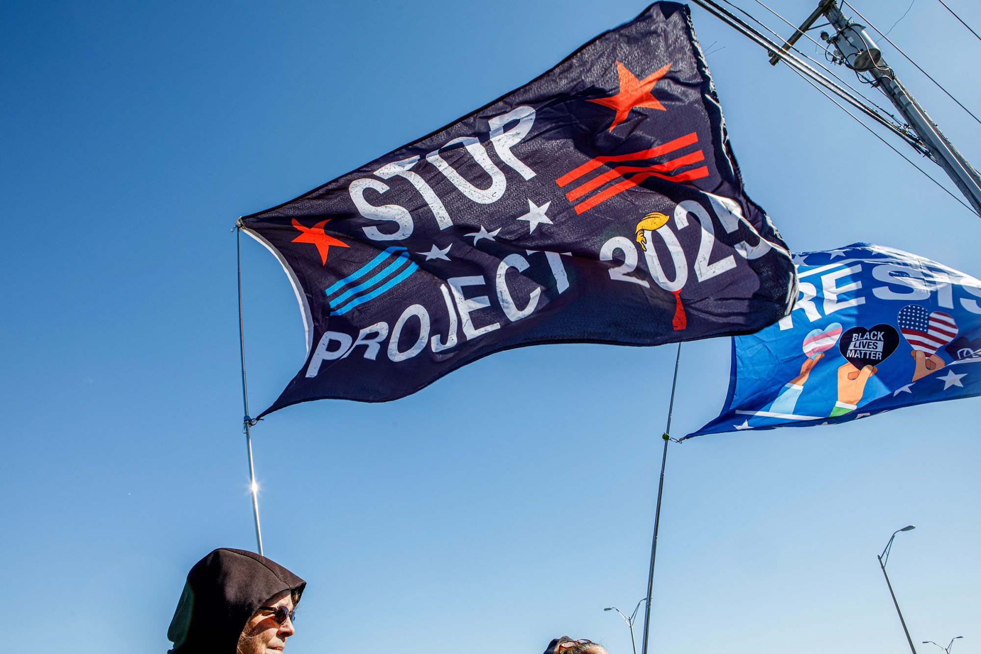 People protest as part of the No Kings protest at Emrick Boulevard and William Penn Highway on Saturday, March 28, 2026, in Bethlehem Township. Lehigh Valley activists said they hoped Saturday's protests would become a tipping point in the anti-Trump movement, with thousands expected to participate in events locally and millions nationwide. (Jane Therese/Special to The Morning Call)
