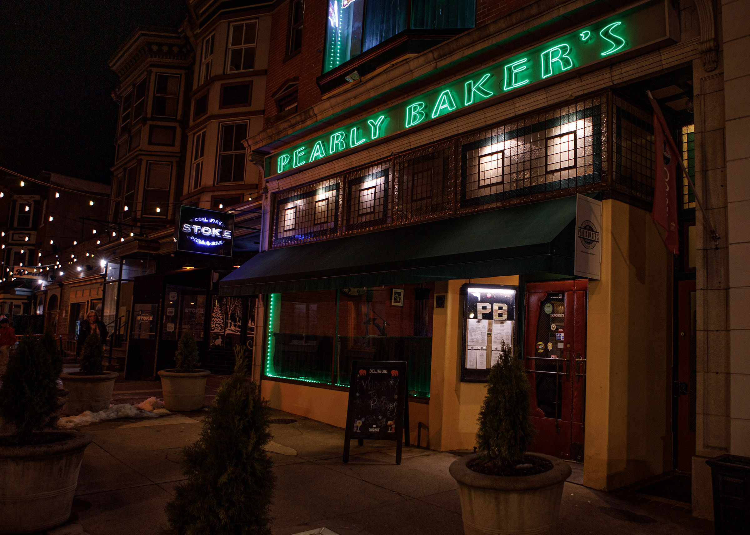 Pearly Baker’s Alehouse, on Friday, Feb. 27, 2026, in Easton....