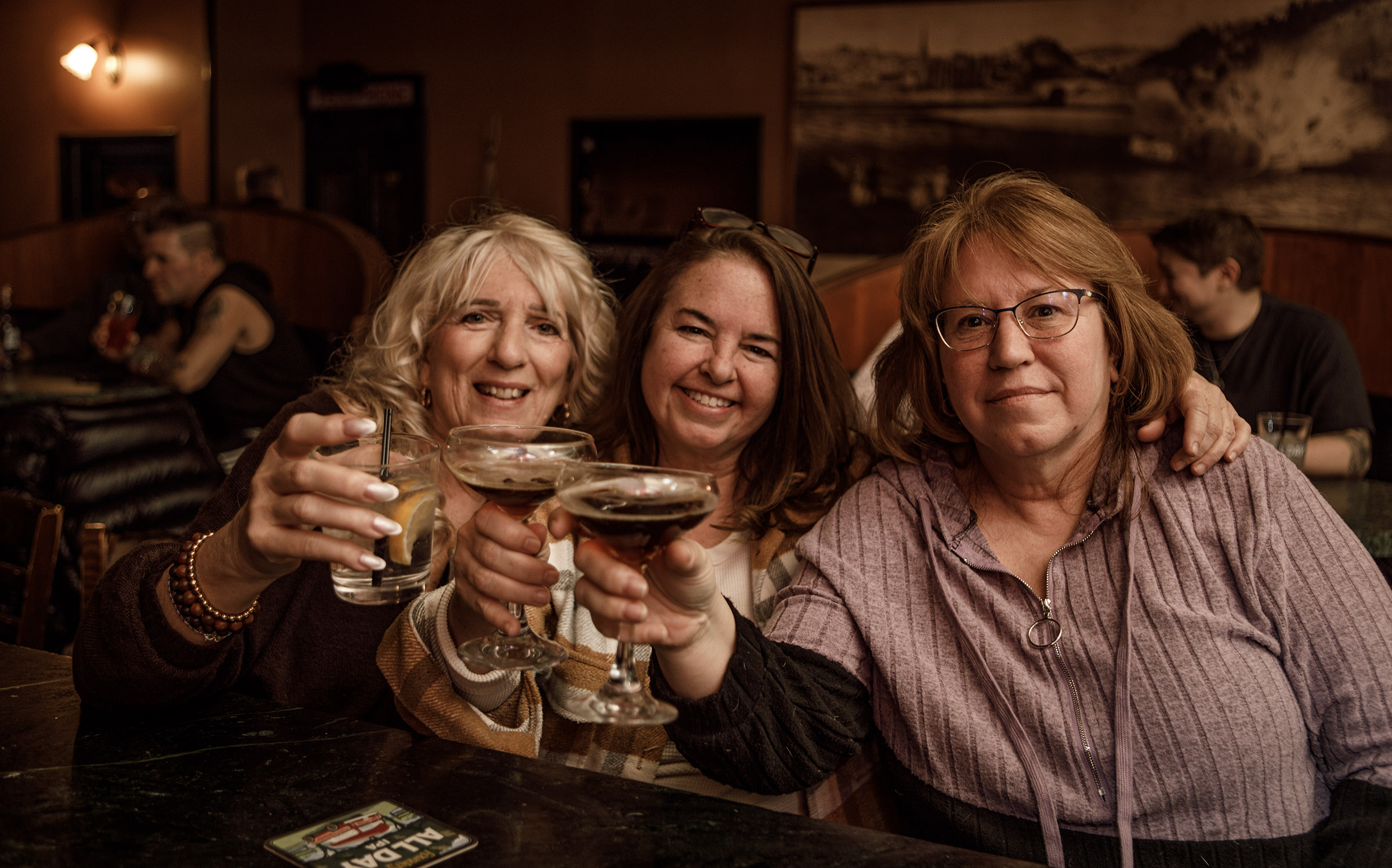 Marlene Miller, Joan Dean and Jill Allen, all of Easton,...