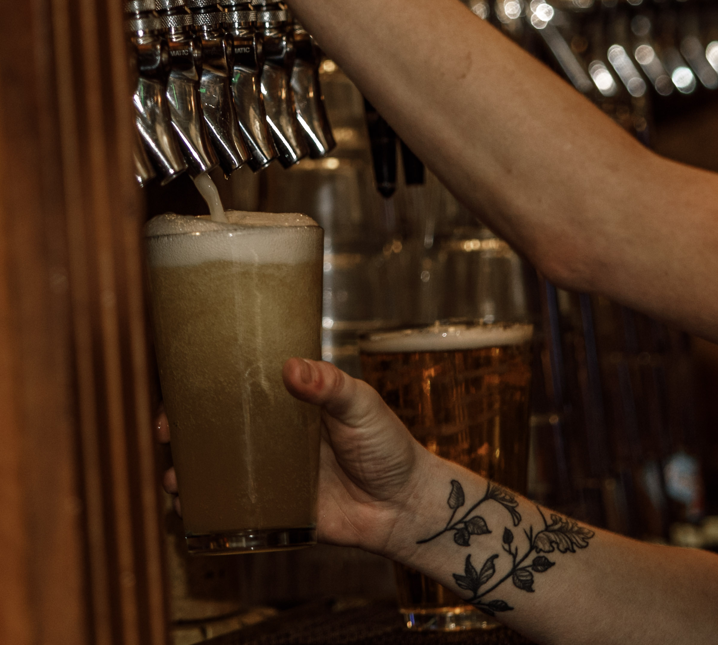 Sierra Fryer of Easton fills an order at Pearly Baker’s...