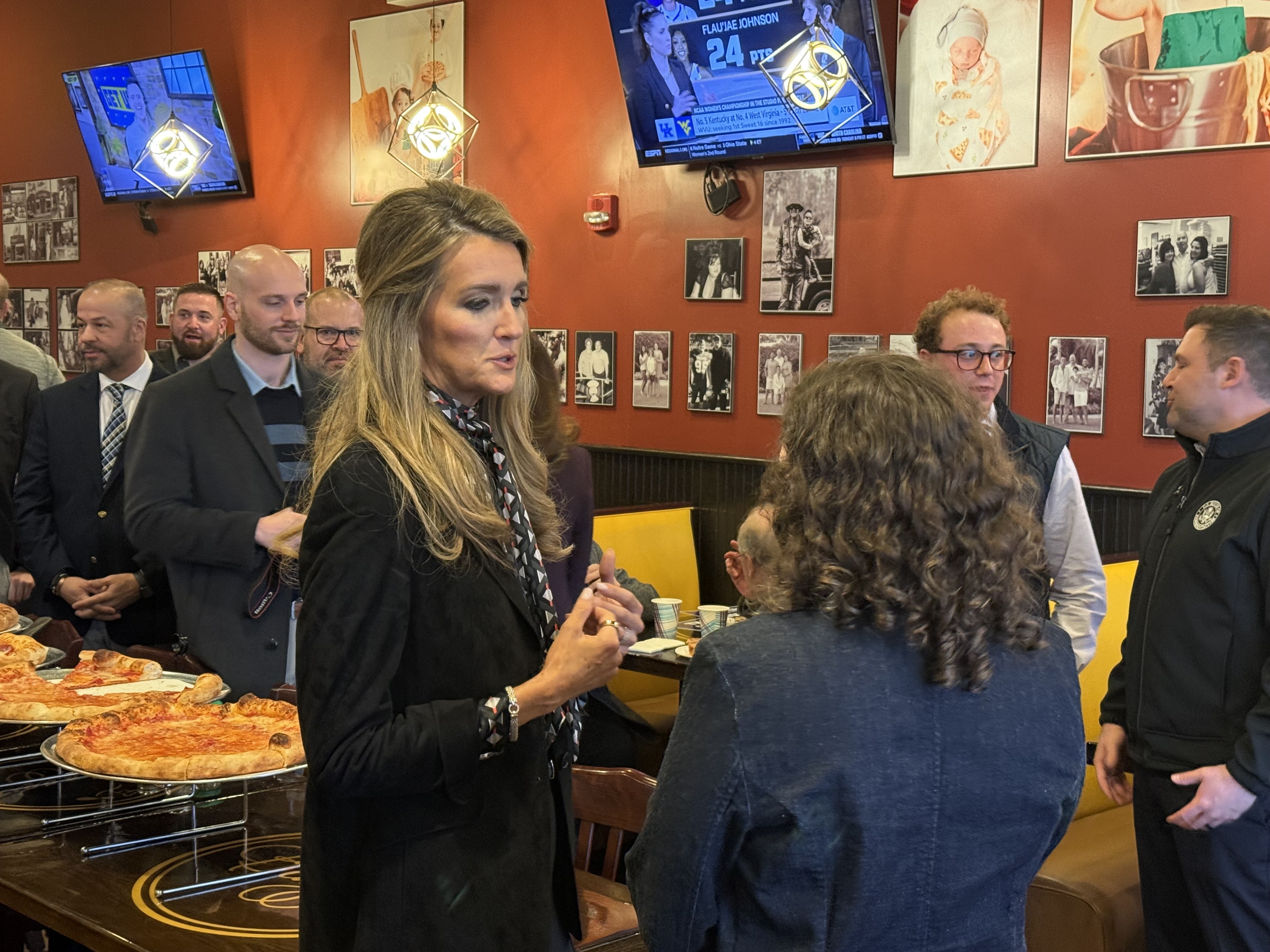U.S. Small Business Administration Administrator Kelly Loeffler visits Biaggio Pizzeria...