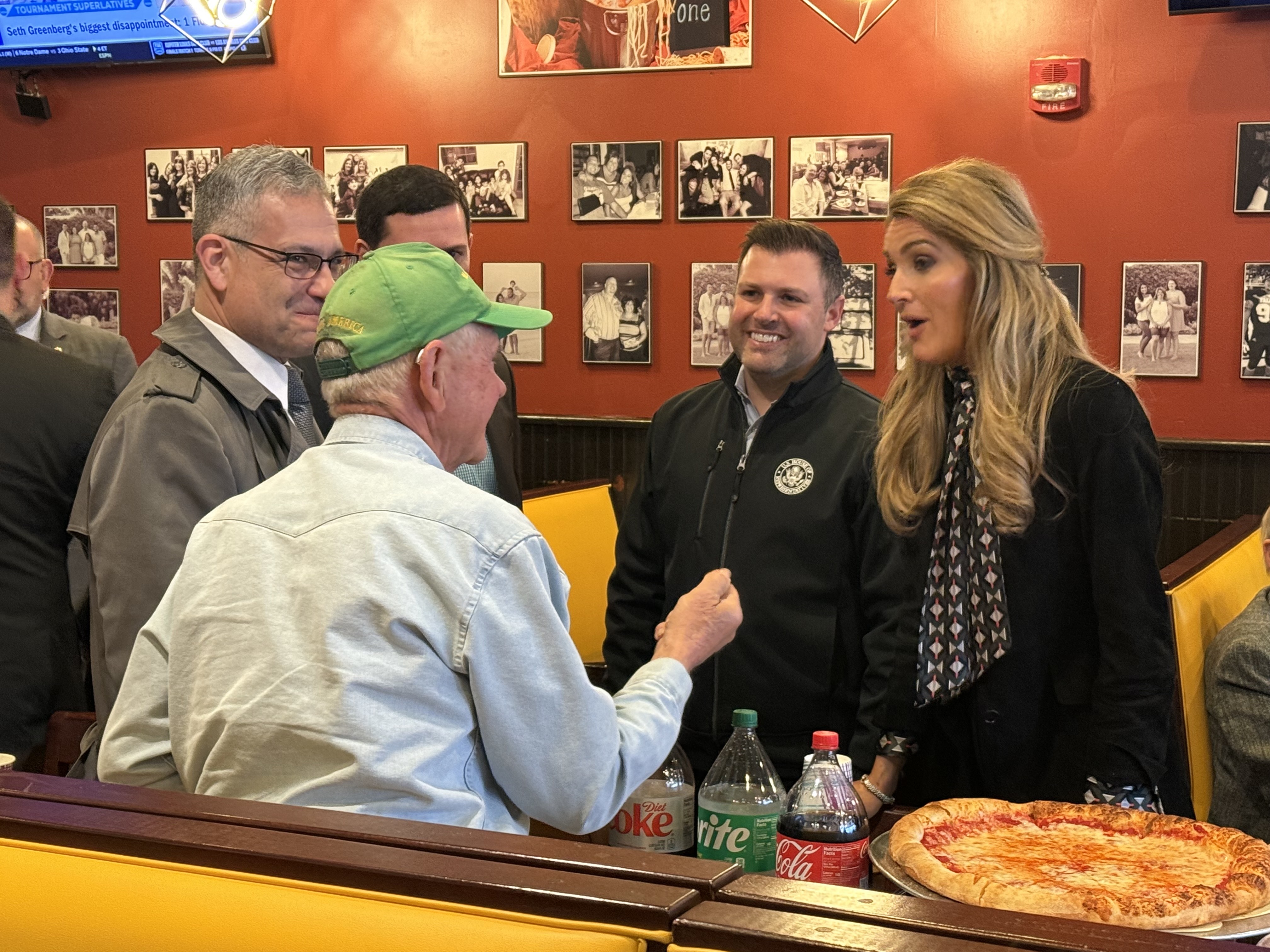 U.S. Small Business Administration Administrator Kelly Loeffler, right, and U.S....