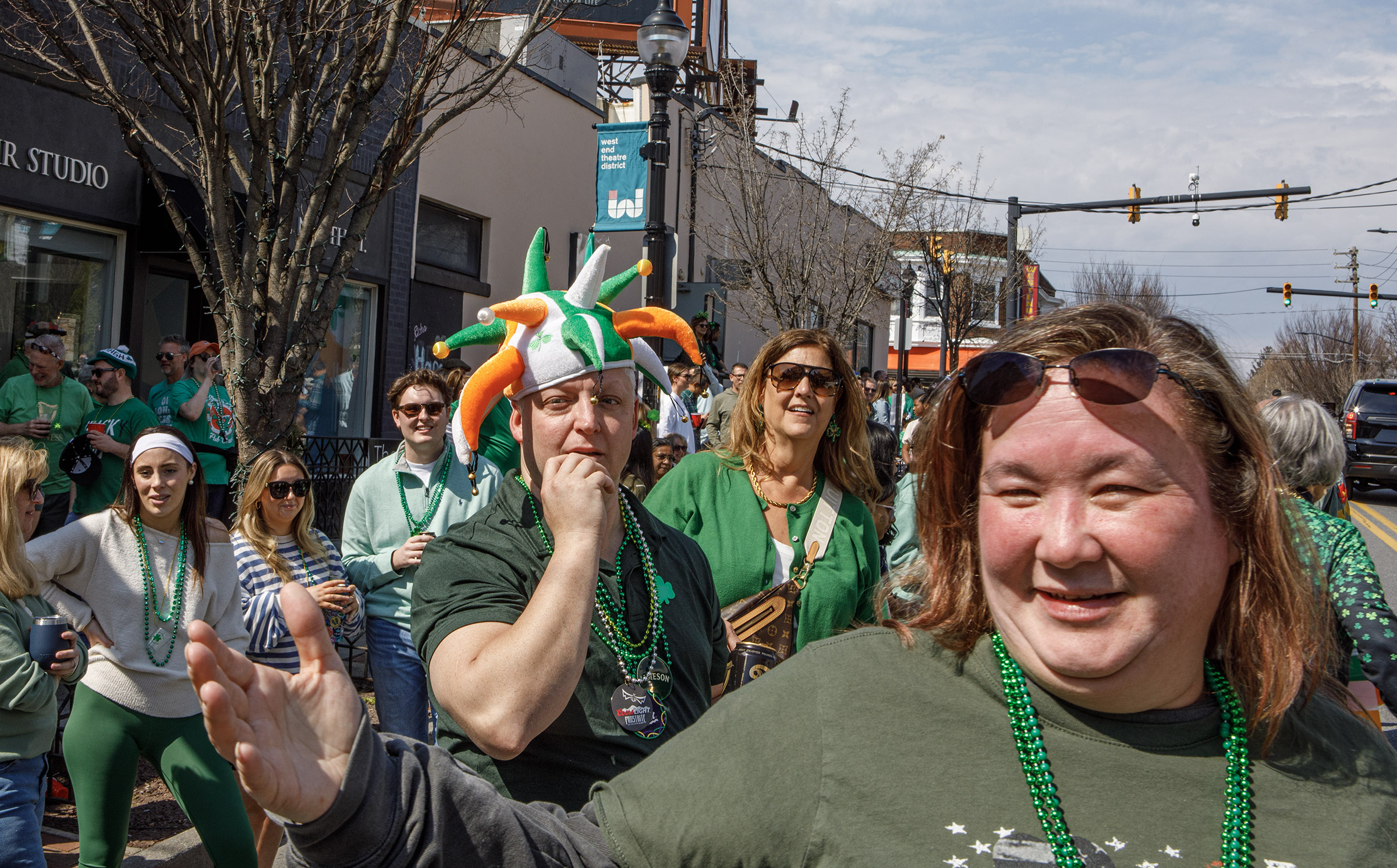 People attend the St. Patrickâs Parade on Sunday, March 22,...