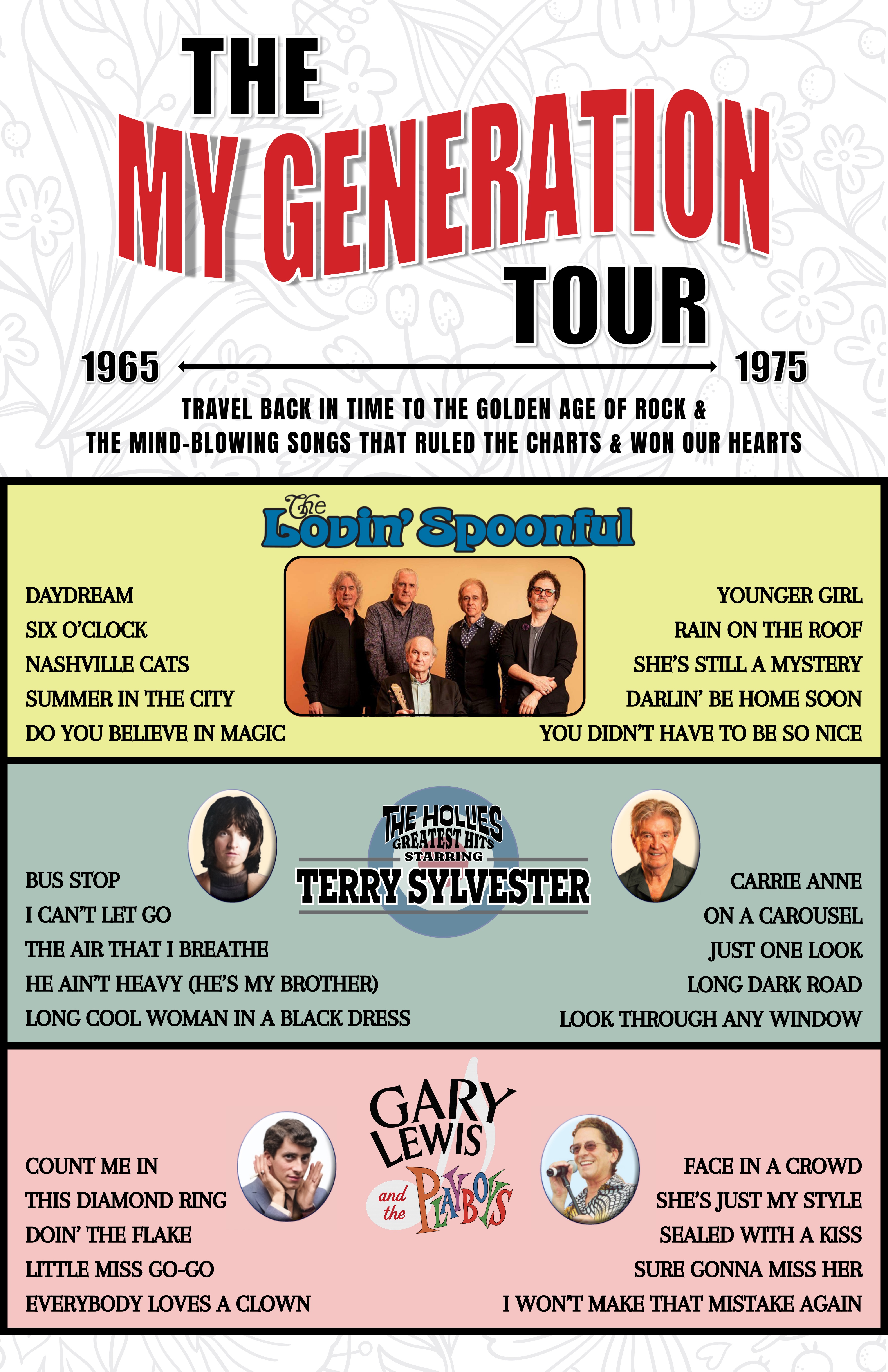 The My Generation Tour comes to the State Theater on...