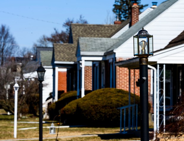 Views from a photo walk around the Midway Manor neighborhood on Friday, Feb. 27, 2026, in Allentown. Neighbors were worried that plans to expand the Sonia Sotomayor Dual Language Immersion Academy would lead to the demolition of the buildings. However, Allentown School Board members approved a plan that would leave them intact. (April Gamiz/The Morning Call)