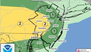 Severe storm risk Sunday evening