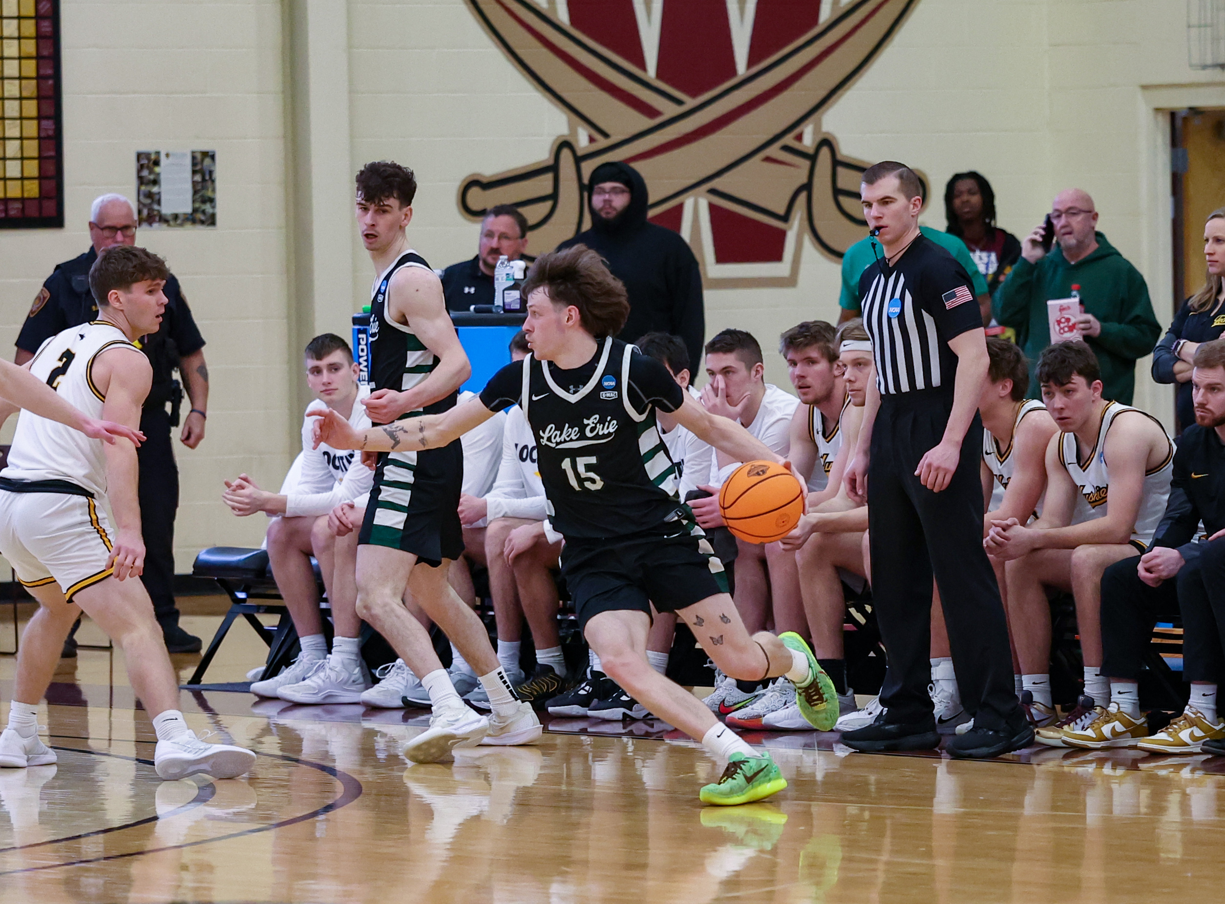 Photos from Lake Erie College vs. Michigan Tech men's basketball,...