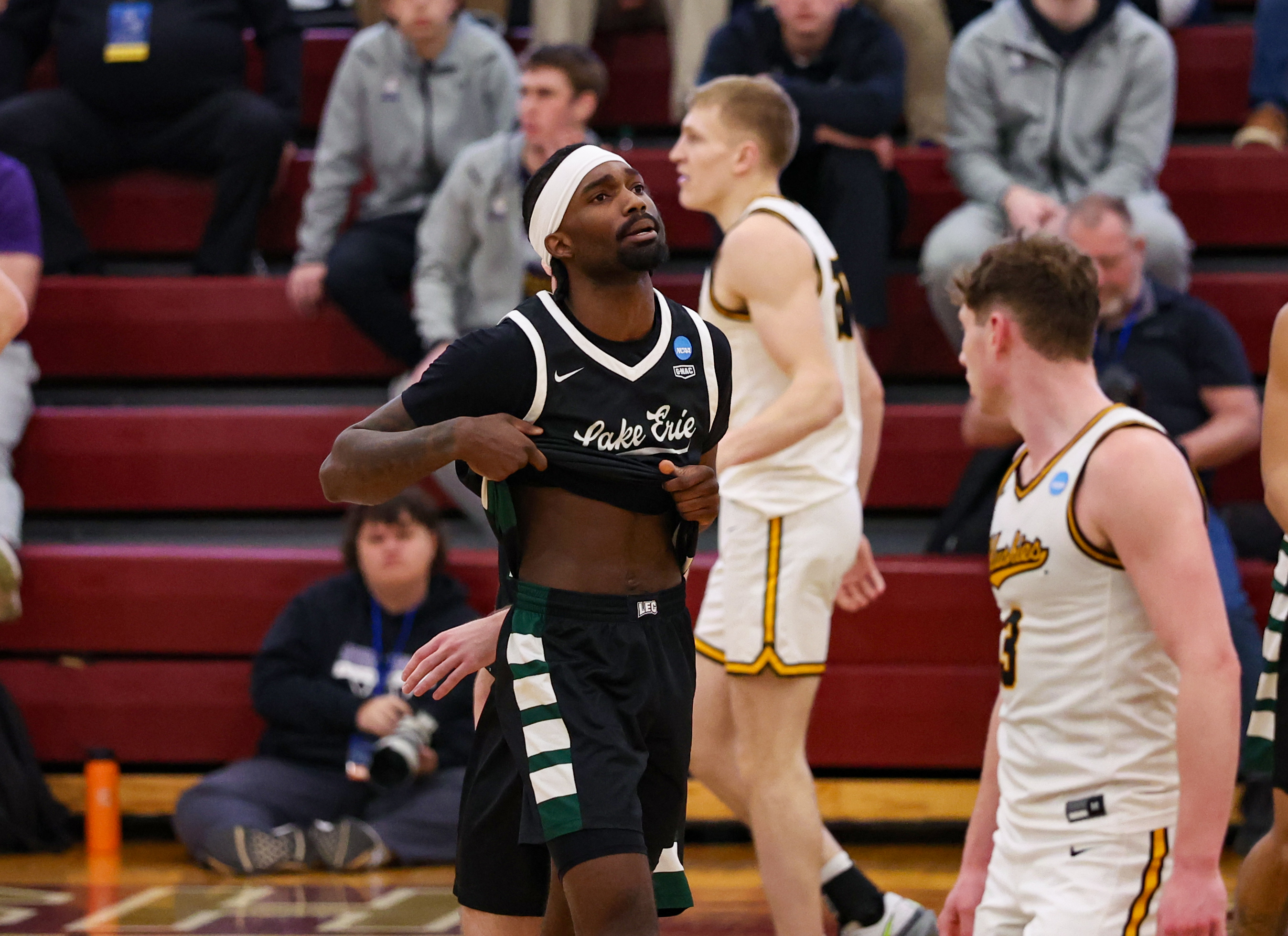 Photos from Lake Erie College vs. Michigan Tech men's basketball,...