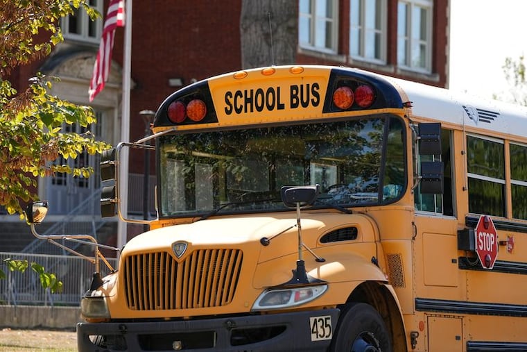 An unidentified man, who was shouting obscenities, pursued the frightened crossing guard down the street next to a school bus, Darby officials said.
