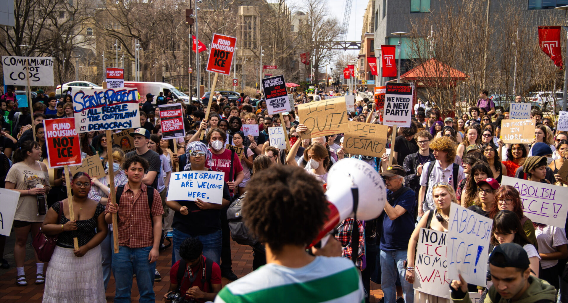 How the university has responded to campus protests