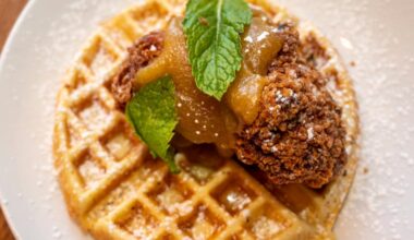 How about chicken and waffles for Easter brunch at the Twisted Tail?