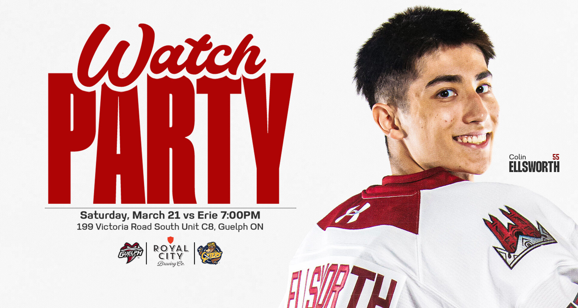 Official Storm Watch Party – Saturday, March 21 vs. Erie Otters