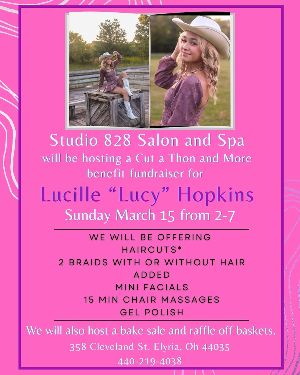 FUNDRAISER AT LOCAL SALON