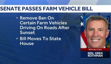 Pa. Senate passes bill that allows farm vehicles on roads at night