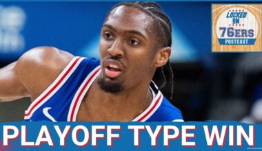 76ERS POSTCAST: Philadelphia 76ers get Tyrese Maxey BACK for 118-114 WIN over Hornets!