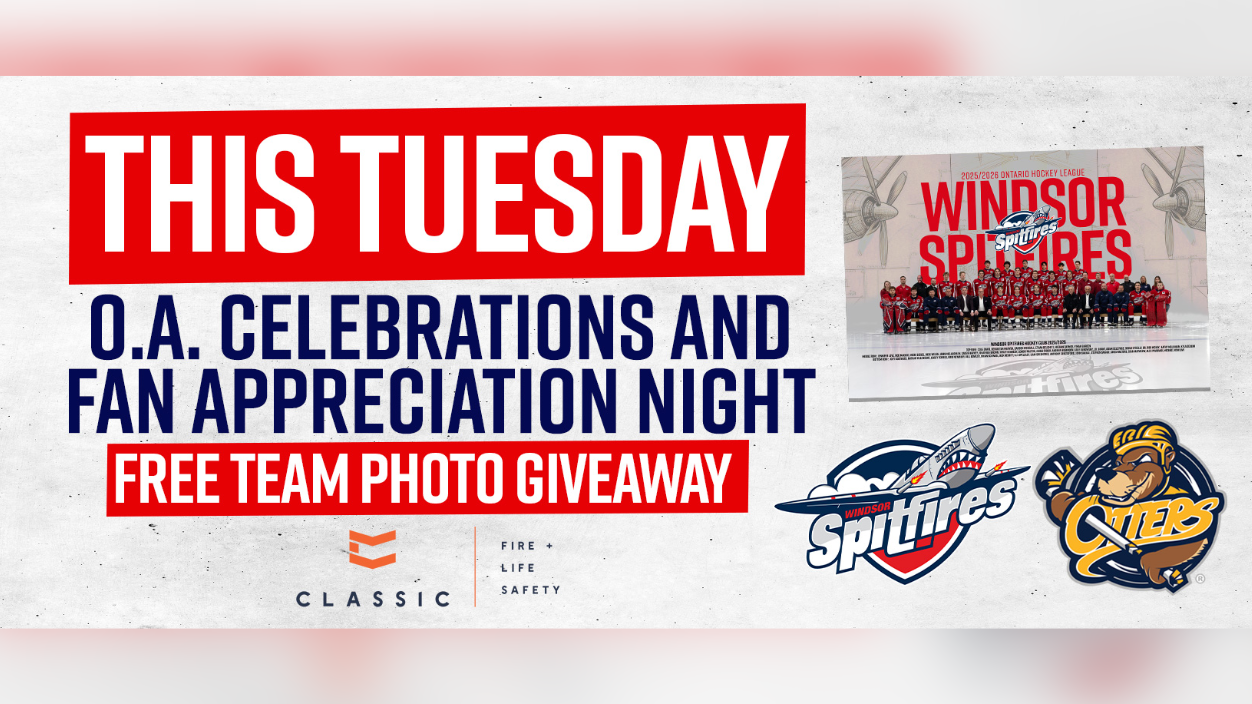 Spitfires host Erie in final home game of the season Tuesday night