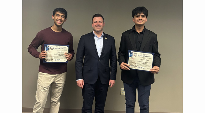 Congressman Mackenzie Celebrates 2025 Congressional App Challenge Winner, Highlights Local STEM Innovation