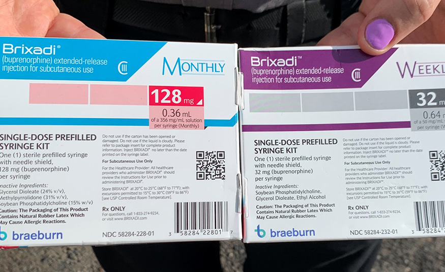 Buprenorphine is used to treat opioid use disorder.