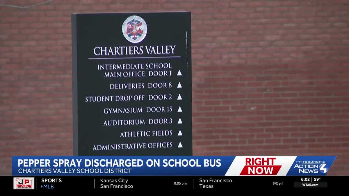 Pepper spray discharged on Chartiers Valley School District bus