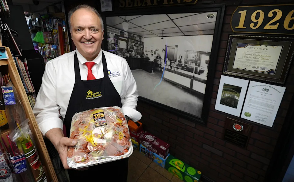 Serafin's Food Market owner Dan Serafin is celebrating 100 years of the family business on the southeast corner of East 24th and Ash streets.
