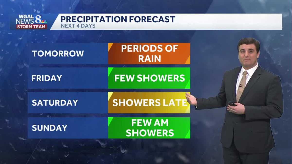 More Rounds Of Rain As Damp, Dreary Pattern Continues