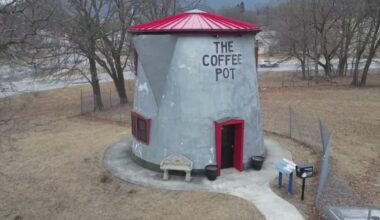 Pennsylvania is home to a nearly century-old, 18-foot giant coffee pot