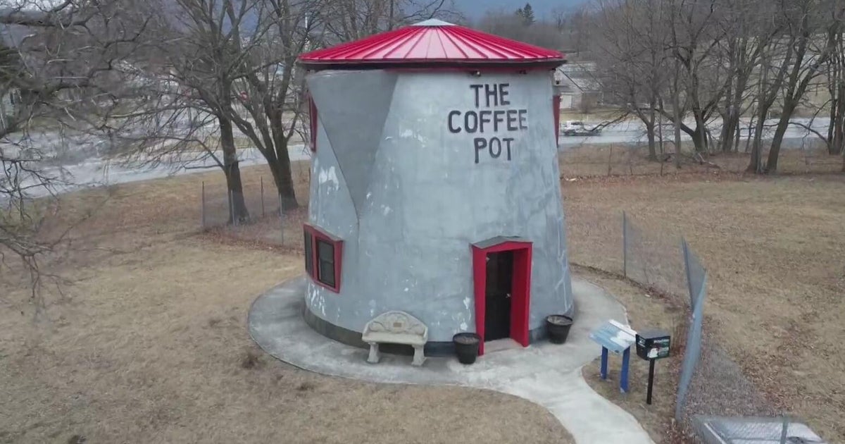 Pennsylvania is home to a nearly century-old, 18-foot giant coffee pot