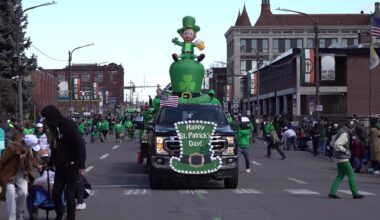 Getting ready for Scranton's Parade Day