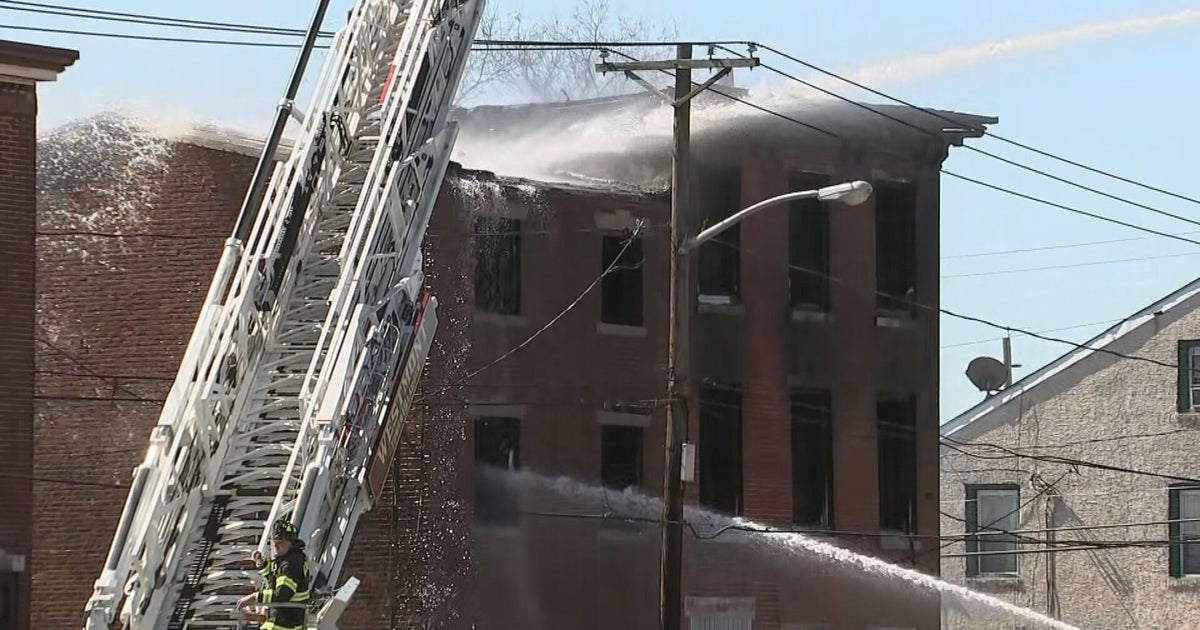2-alarm fire in Camden, New Jersey, produces smoke seen in Philadelphia