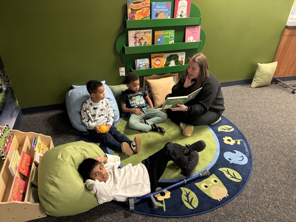 Children’s Institute creates nine cozy 'reading nooks' for early learners
