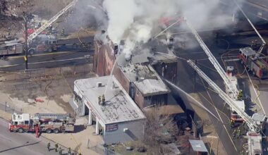 Crews fight fire in Philadelphia's Frankford neighborhood