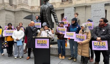 Philadelphia progressives rally for Rabb in 3rd District