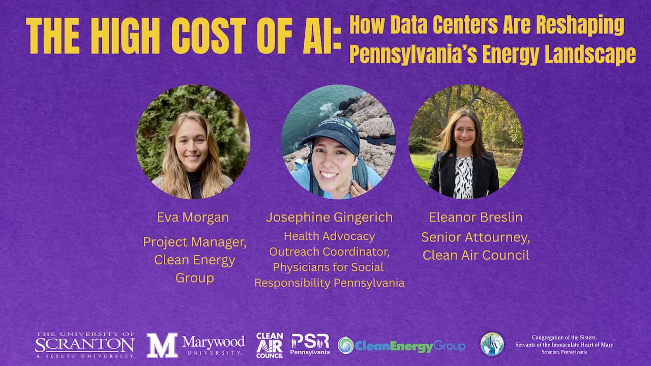 Program on the Impact of AI and Data Centers on March 30 