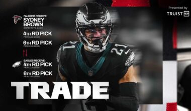 Falcons acquire Sydney Brown, two draft picks from Philadelphia Eagles